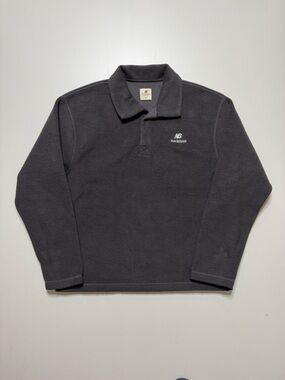 new balance usa polar fleece pullover jacket mens medium